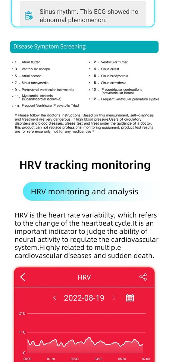EP01 Slimme Bloedsuiker Horloge: ECG, HRV, Hartslag, Temp. 1.47" HD Waterdichte Fitnesstracker