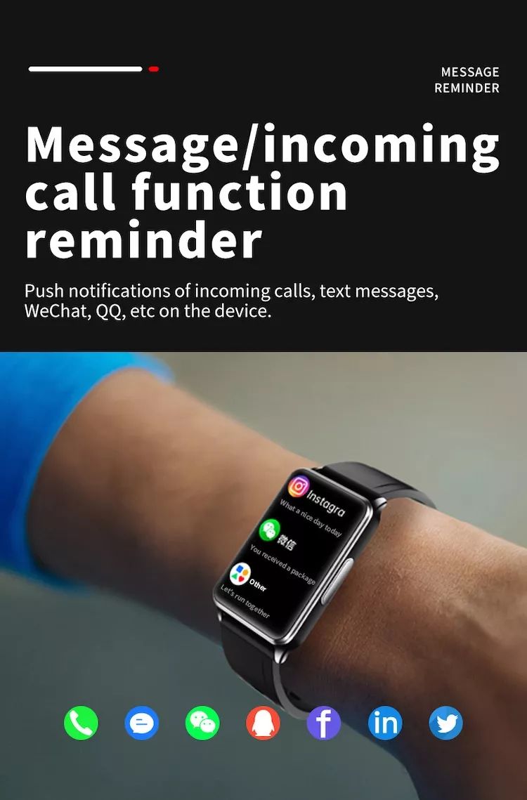 EP02 Bloedglucose Smartwatch ECG HRV hartslag temperatuur 1.57-inch HD waterdichte Smart Armband Fitness Tracker