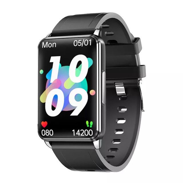 EP02 Bloedglucose Smartwatch ECG HRV hartslag temperatuur 1.57-inch HD waterdichte Smart Armband Fitness Tracker
