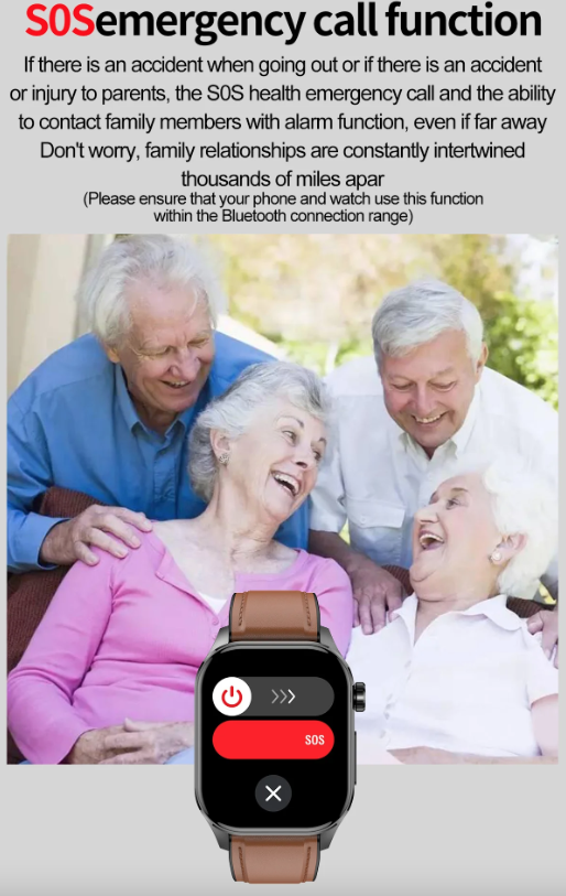 E580 Bloedglucose Smartwatch: ECG, Hartslag, Bloeddruk, IP68. Jouw Gezondheidsbewaker & Welzijn!