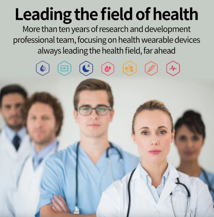 E580 Bloedglucose Smartwatch: ECG, Hartslag, Bloeddruk, IP68. Jouw Gezondheidsbewaker & Welzijn!