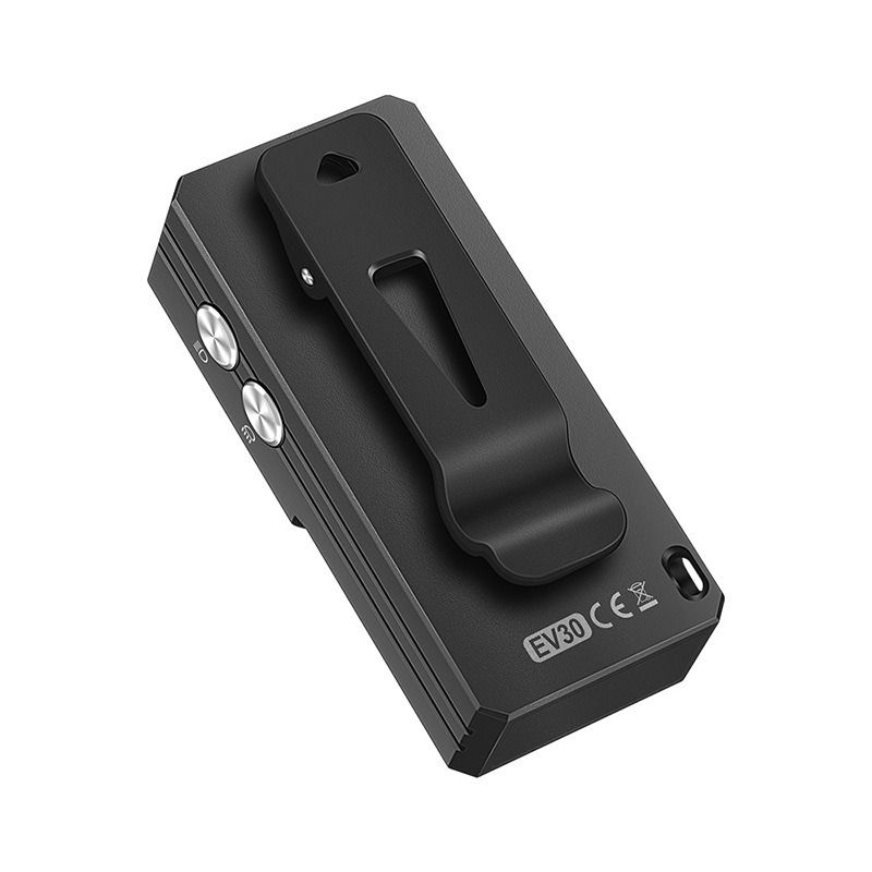 EV30 Mini LED EDC Zaklamp met 365nm UV-licht, 550 Lumen, USB-C oplaadbare sleutelhanger zaklamp