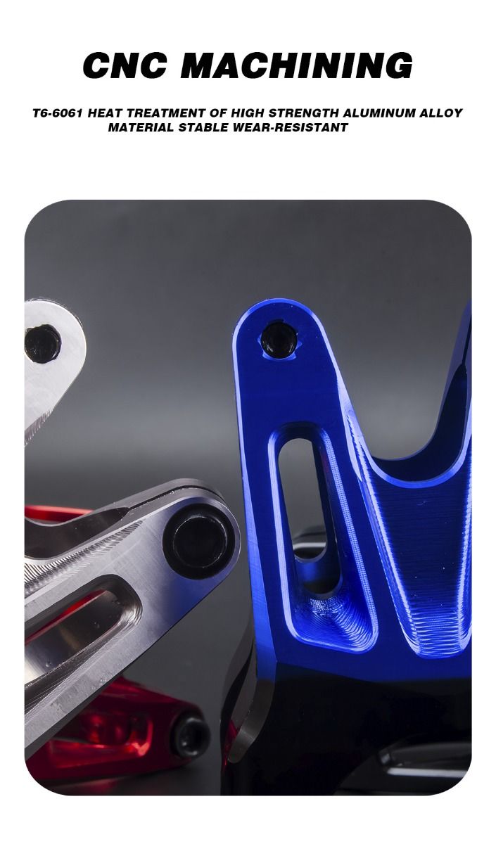 EVOSID Mountainbike stuurpen 31.6mm verstelbaar MTB fietsaccessoire lichtgewicht duurzaam Zwart Rood Titanium
