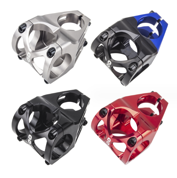 EVOSID Mountainbike Stuurpen 31.6mm Robuust Ontwerp Korte Power 40mm Lichtgewicht Verstelbare Hoogte Zwart