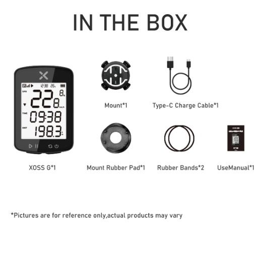 XOSS G+ G2 Fietscomputer GPS Generatie Draadloze Snelheidsmeter Tracker met Aangepast Scherm en Hartslagsensor