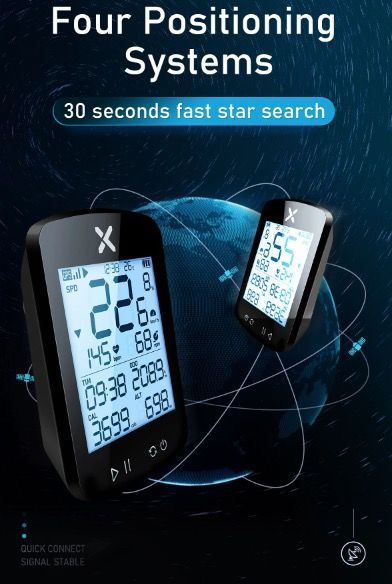 XOSS G+ G2 Fietscomputer GPS Generatie Draadloze Snelheidsmeter Tracker met Aangepast Scherm en Hartslagsensor