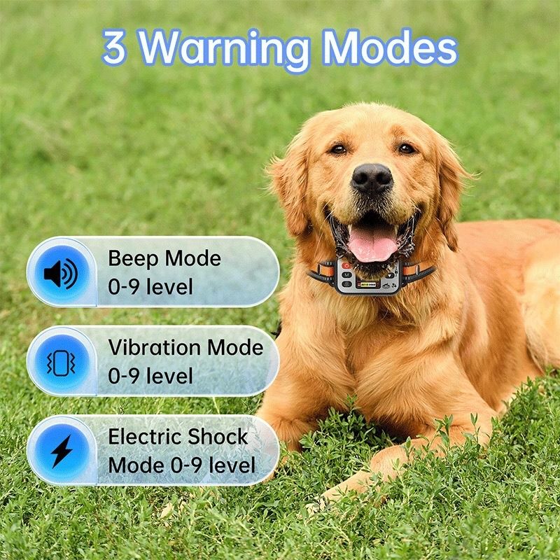 Draadloze GPS Hondenhek Blafband – Oplaadbaar & Waterdicht, voor Honden 15-120 lbs