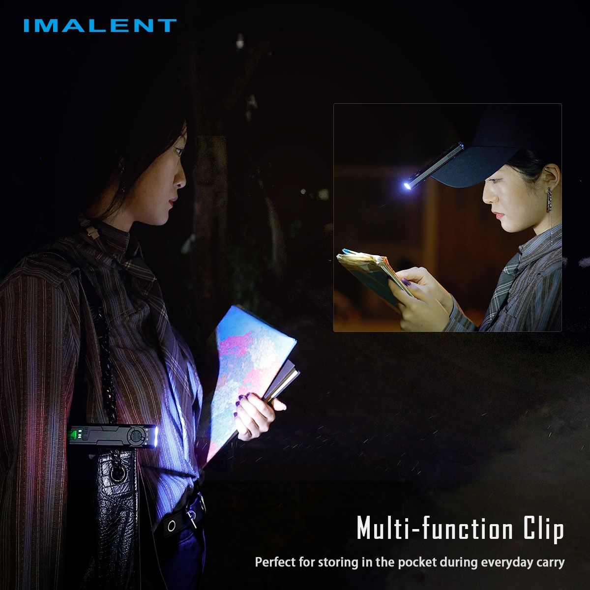 IMALENT GR35 2800 Lumen LED EDC zaklamp (Rood)