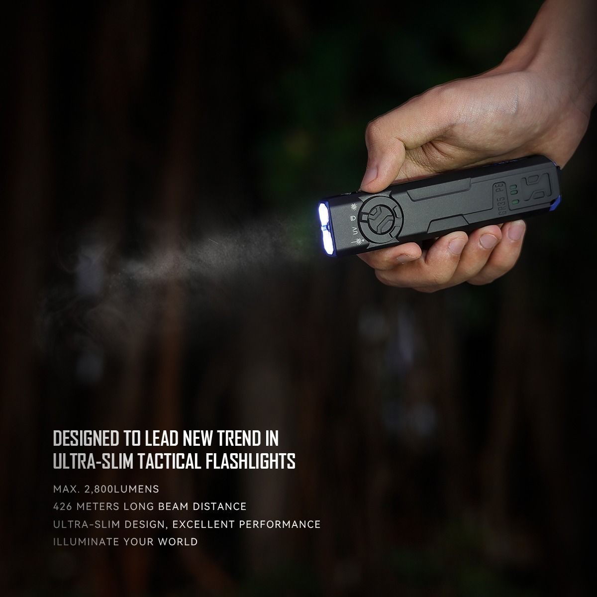 IMALENT GR35 2800 lumen LED EDC-zaklamp (groen)
