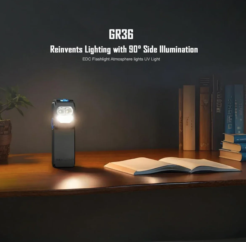 IMALENT GR36 EDC 2800 Lumen Type-C Oplaadbare Magnetische Superheldere Clip-on LED-zaklampen