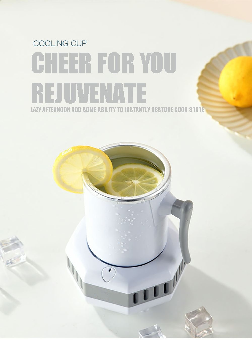 Draagbare Koelkast Elektrische Drankkoeler Snelle Temperatuurdaling Modern Drinkapparaat voor IJskoude Dranken