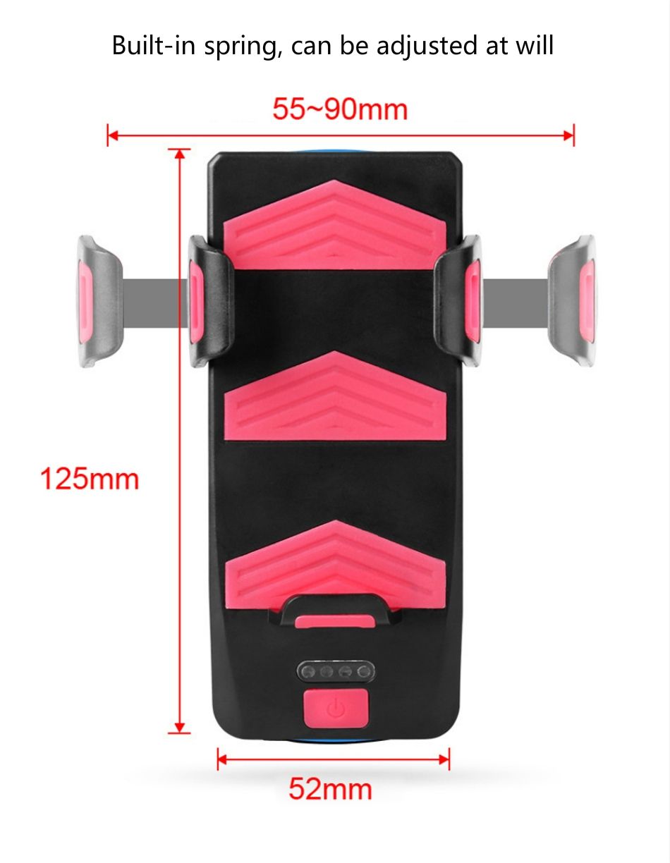 Verbeter uw fietservaring met de multifunctionele 4-in-1 fietslamp van 800 lumen, met zaklamp, fietsbel, telefoonhouder en powerbank.
