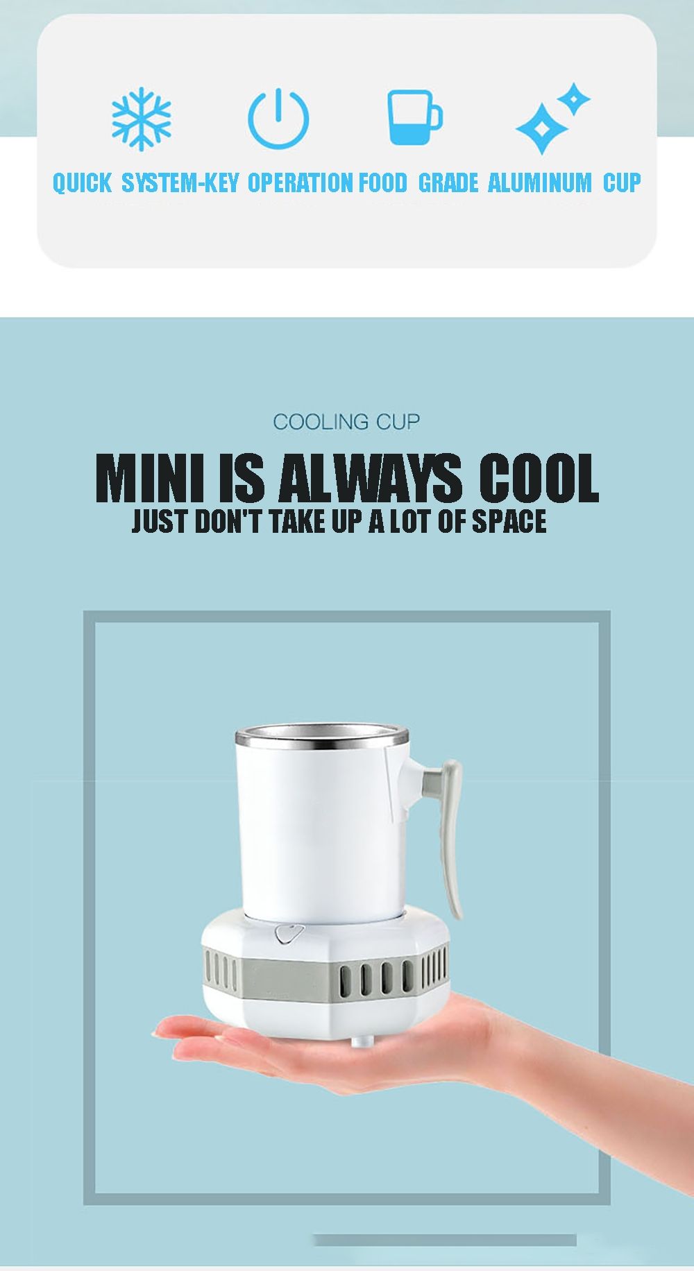 Draagbare Koelkast Elektrische Drankkoeler Snelle Temperatuurdaling Modern Drinkapparaat voor IJskoude Dranken