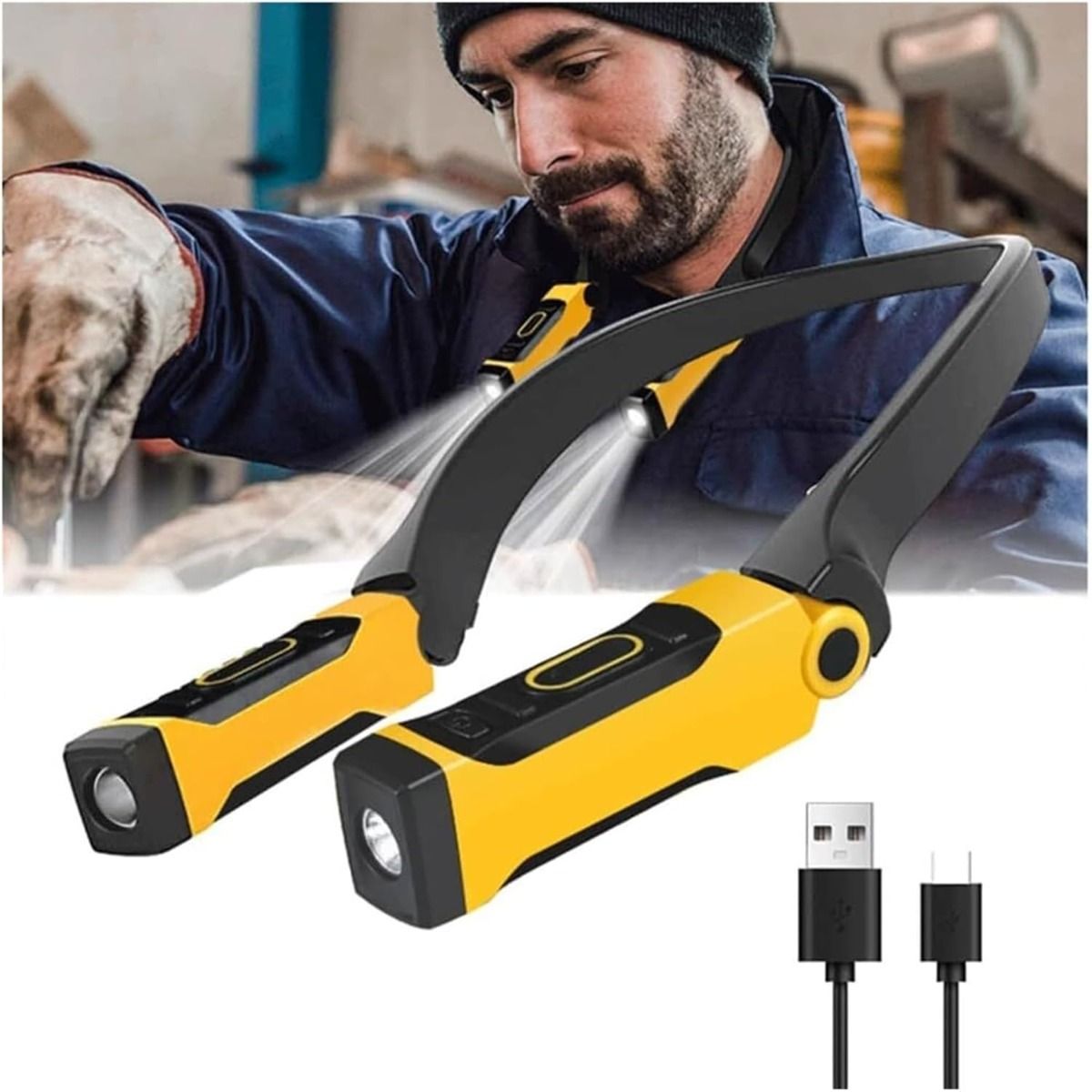 Oplaadbare Neklamp -LED nek hanglamp-USB Nek Leeslamp