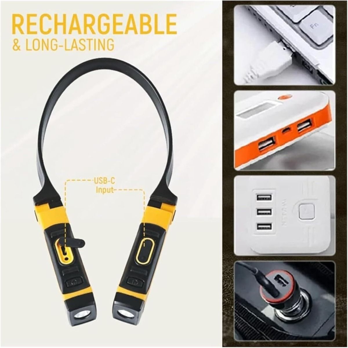 Oplaadbare Neklamp -LED nek hanglamp-USB Nek Leeslamp