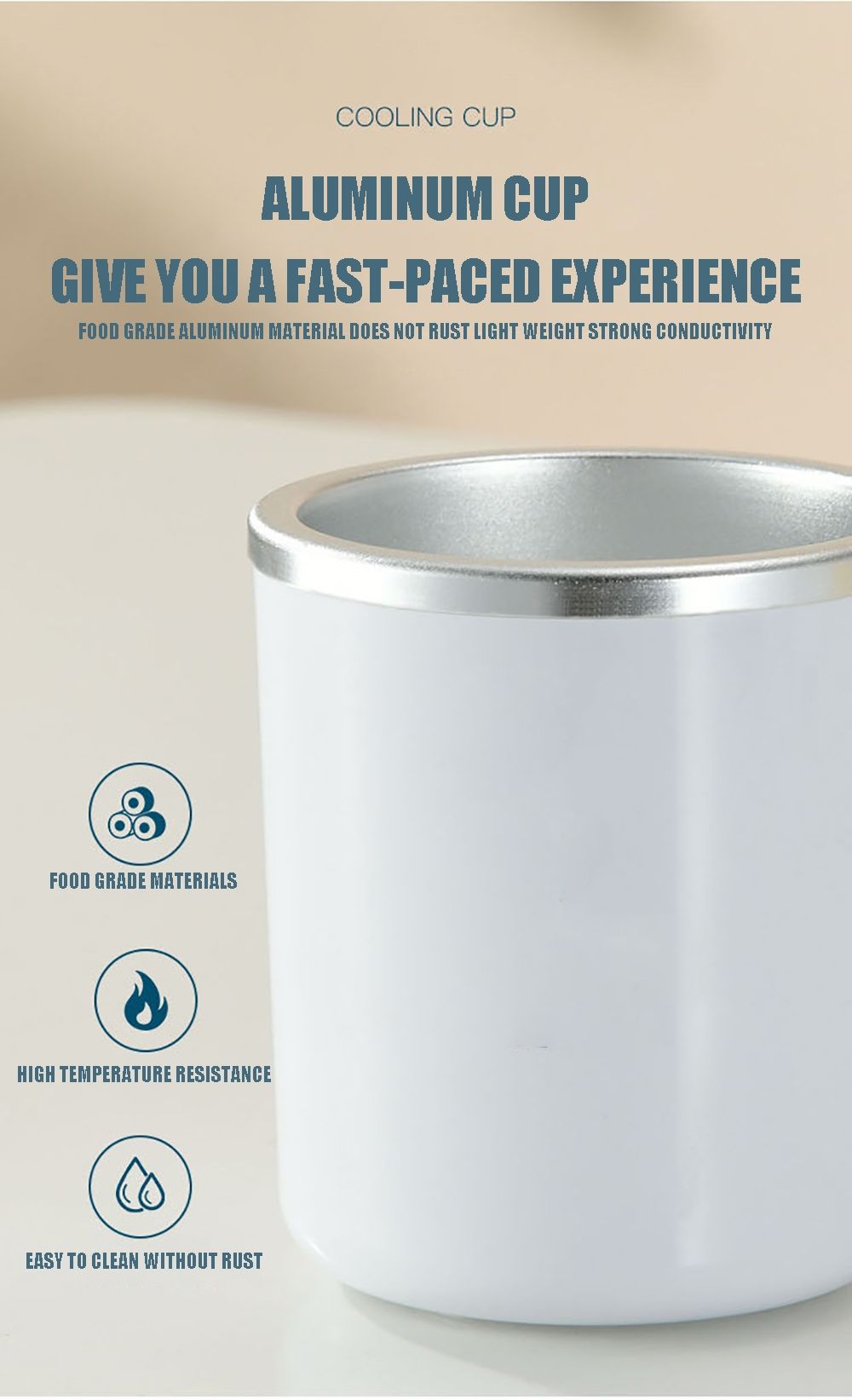 Draagbare Koelkast Elektrische Drankkoeler Snelle Temperatuurdaling Modern Drinkapparaat voor IJskoude Dranken