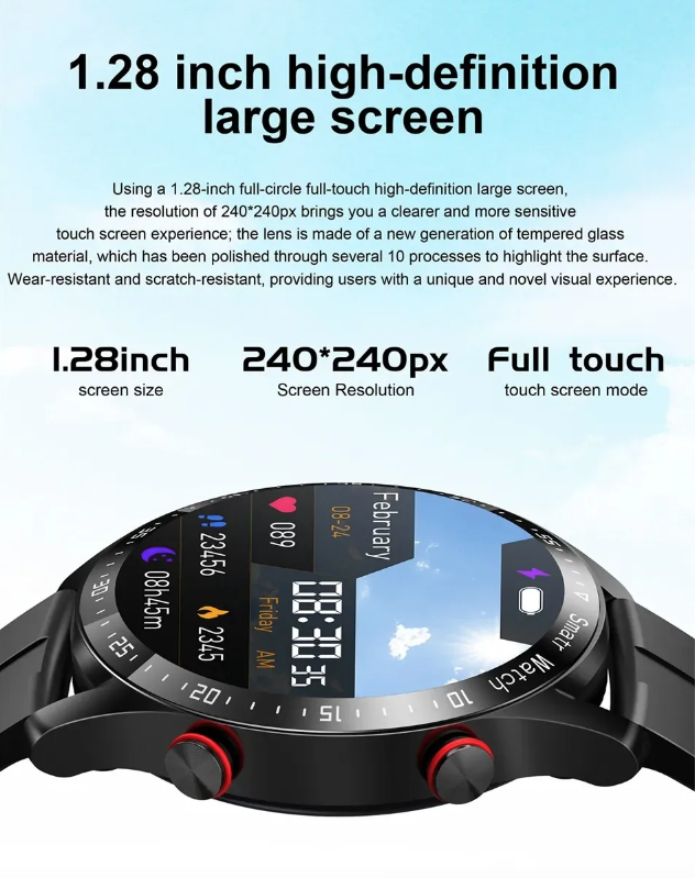 HW20 ECG+PPG Bluetooth Bellen Smartwatch