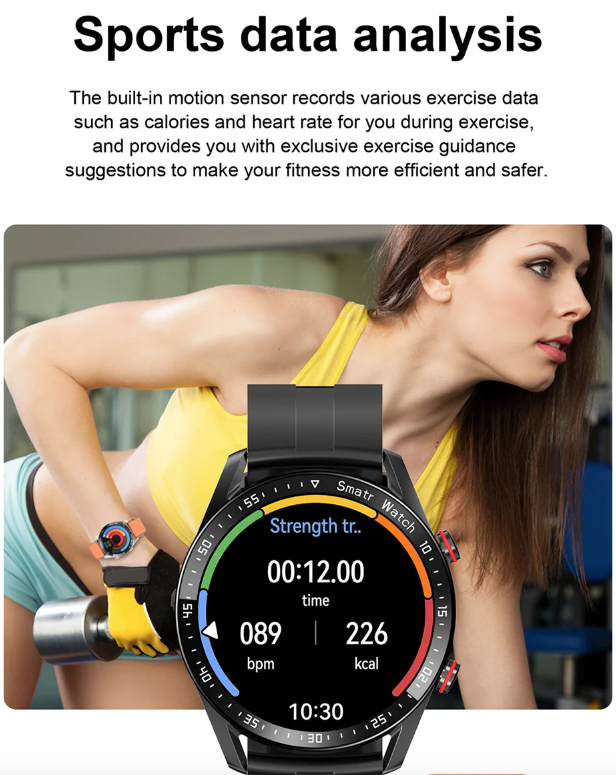 HW20 ECG+PPG Bluetooth Bellen Smartwatch
