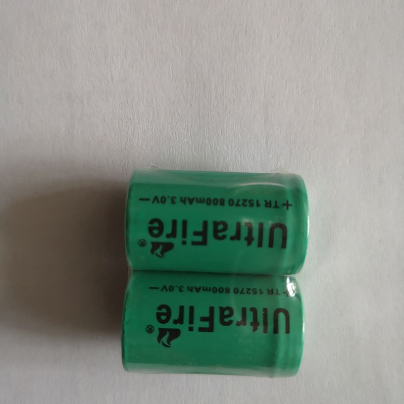 UltraFire TR 15270 800mAh 3.0V Oplaadbare Lithium-ion-accu Milieuvriendelijk Hoge capaciteit Betrouwbare stroombron
