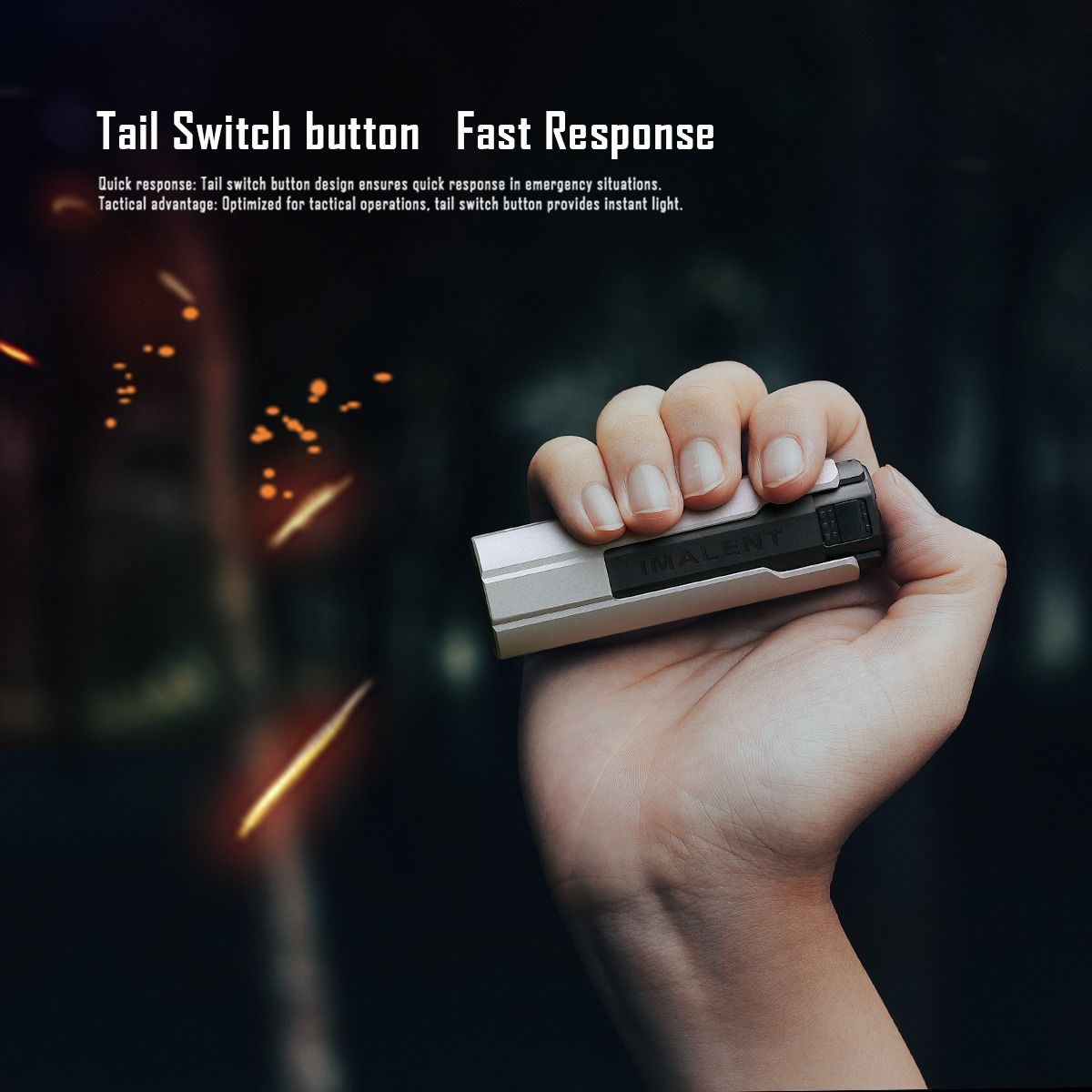 IMALENT LD35 1200 Lumen LED Type-C Oplaadbare EDC-zaklamp