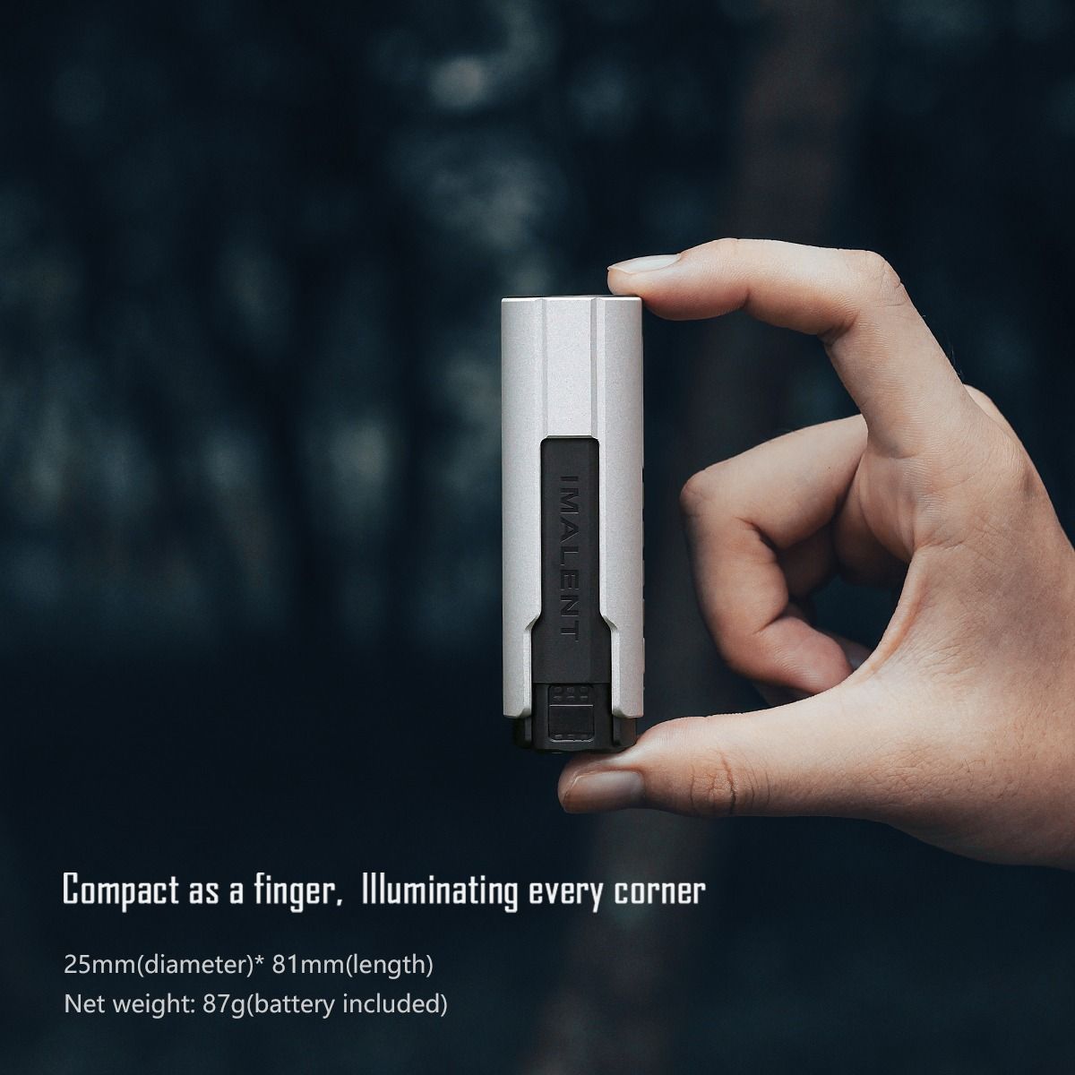IMALENT LD35 1200 Lumen LED Type-C Oplaadbare EDC-zaklamp
