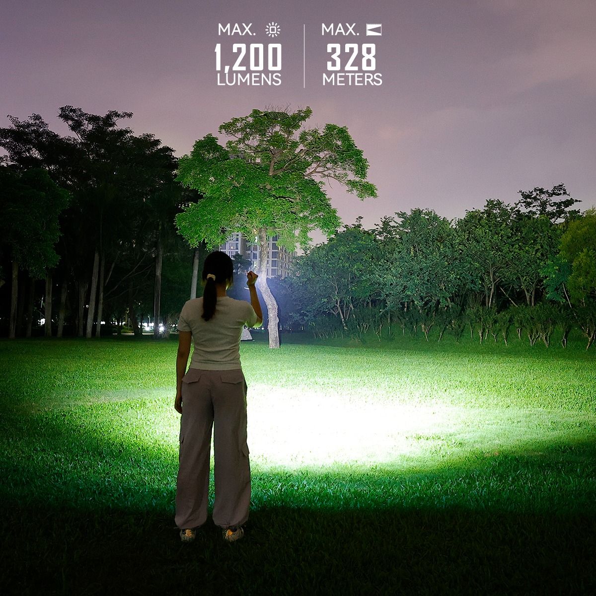 IMALENT LD35 1200 Lumen LED Type-C Oplaadbare EDC-zaklamp