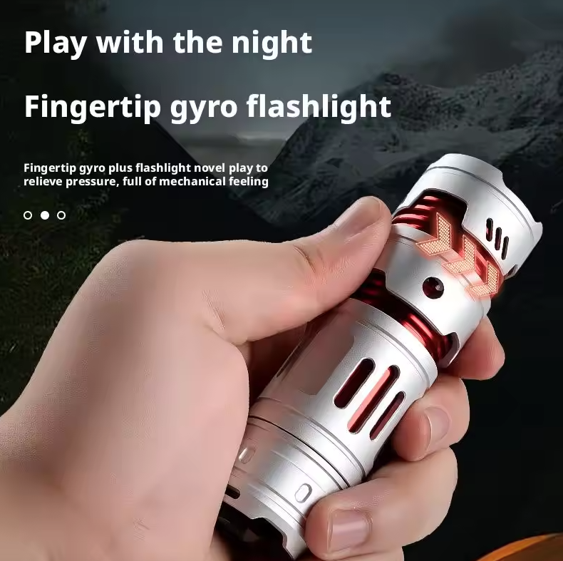 Draagbare mini-EDC USB-oplaadbare zaklamp voor broekzak en sleutelhanger