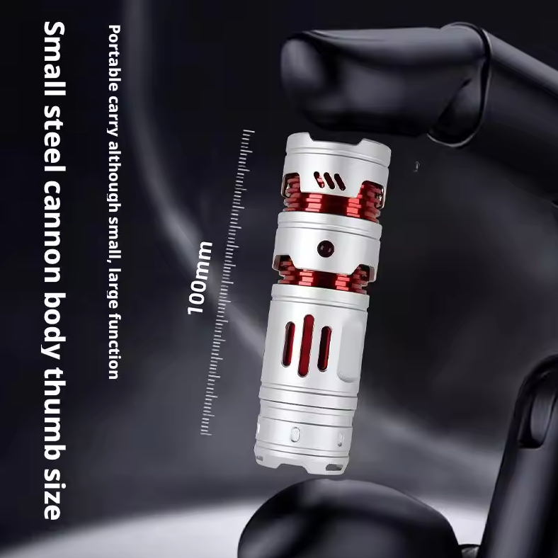 Draagbare mini-EDC USB-oplaadbare zaklamp voor broekzak en sleutelhanger