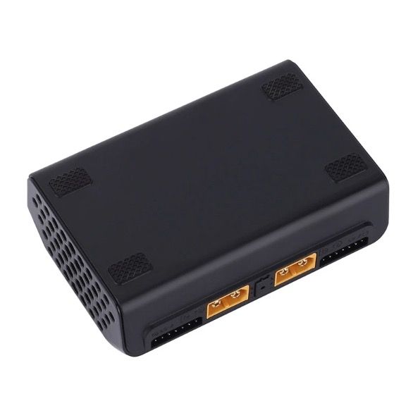 ToolkitRC M6D 500W 15A DC Dual Channel MINI Smart Charger Discharger voor RC elektrische vlucht en racen
