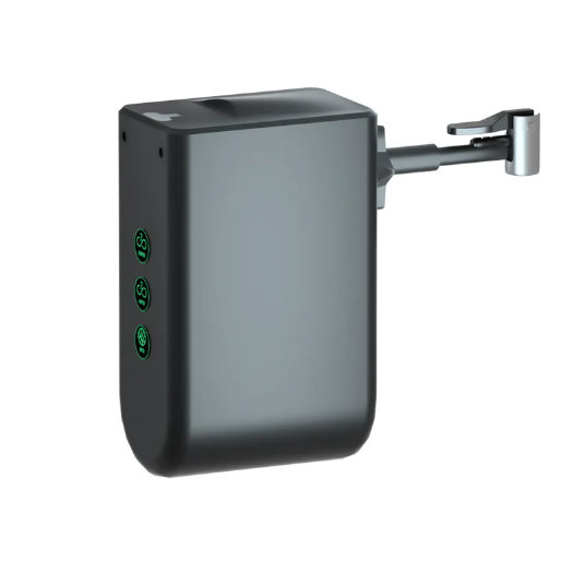 Mini fietspomp draagbare elektrische luchtpomp met oplaadbare batterij hoge precisie druksensor fietsers ideaal