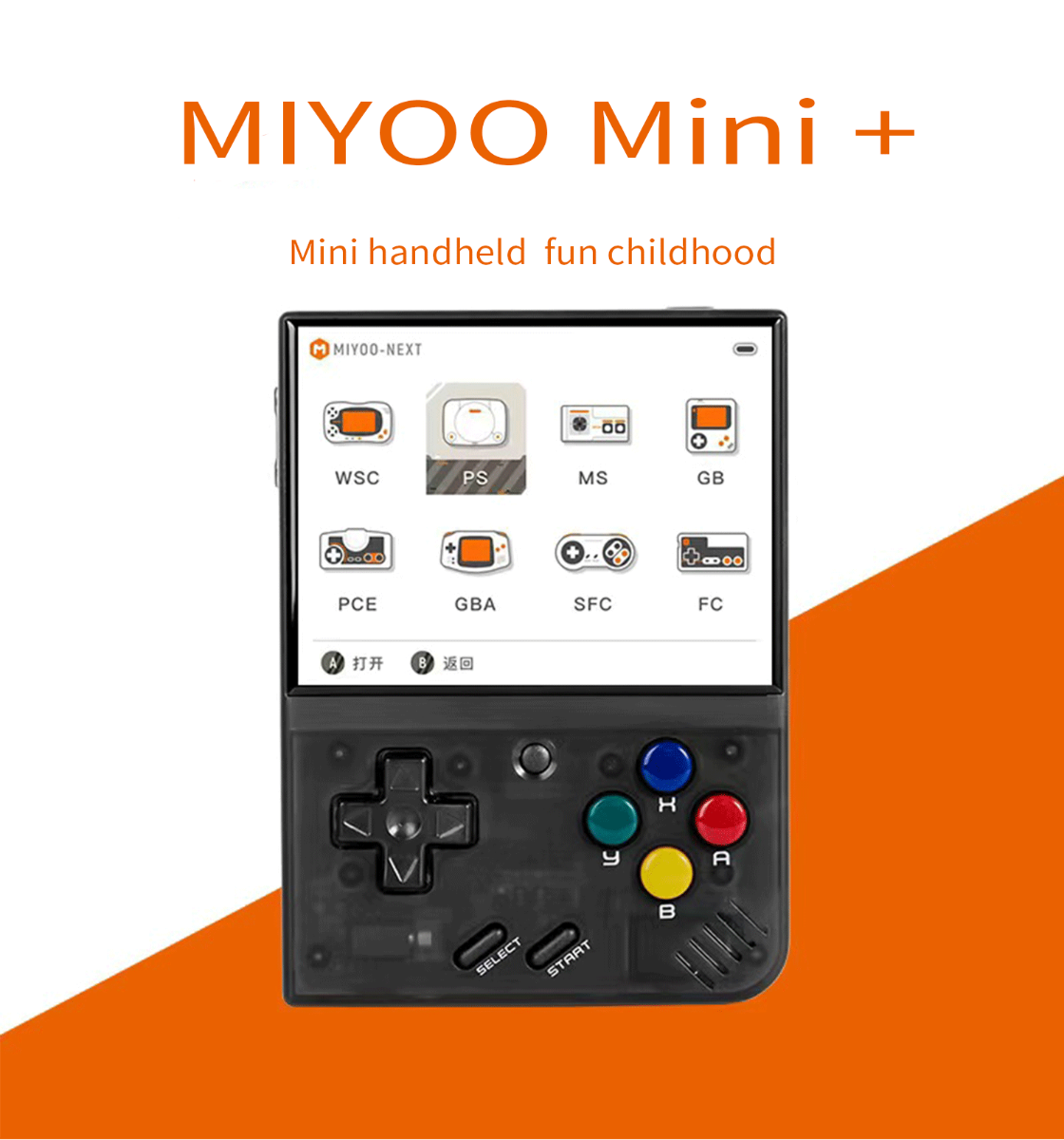 MIYOO Mini Plus Draagbare Retro Gameconsole 3,5-inch IPS Scherm Lichtgewicht Klassieke Videogames Compact