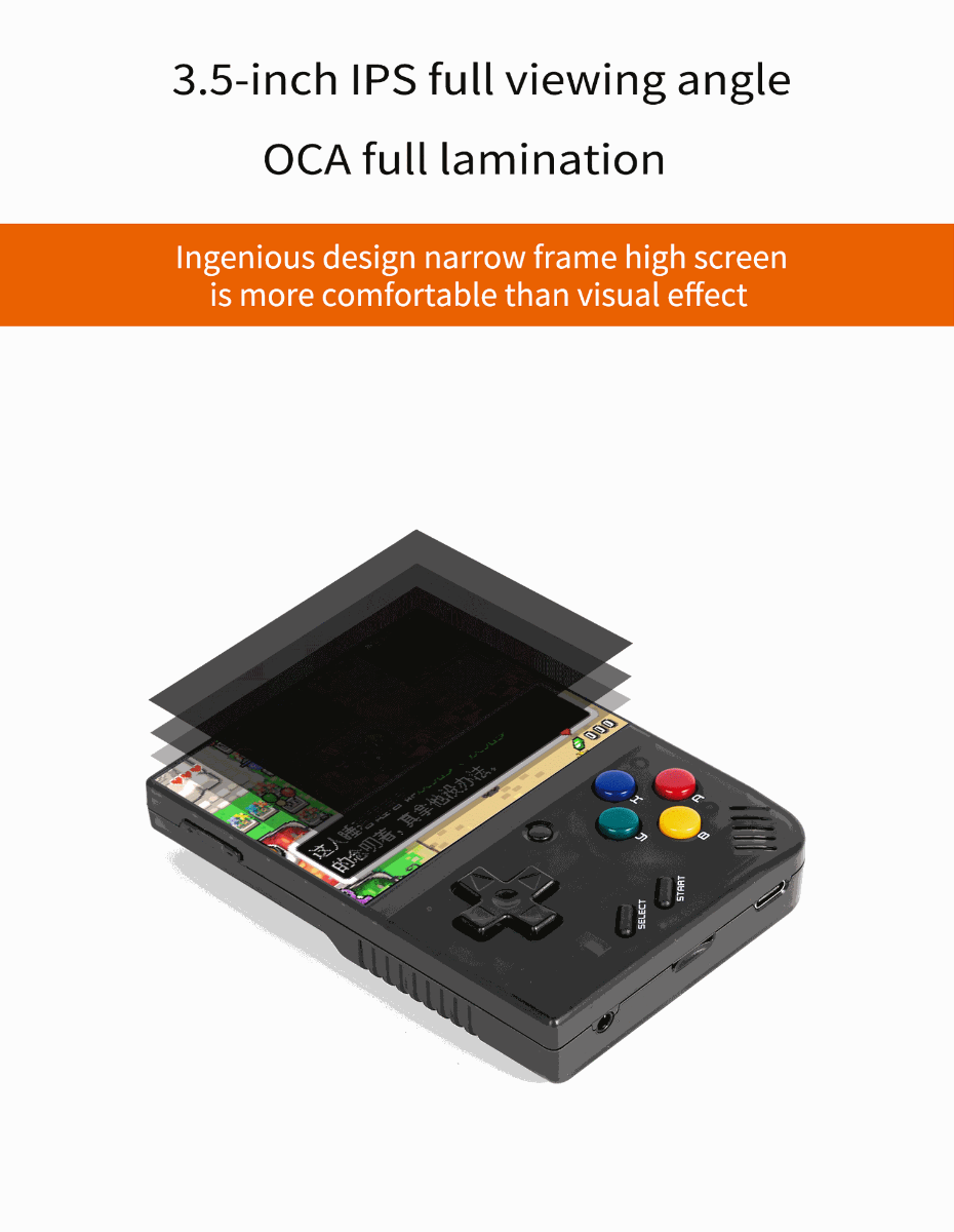 MIYOO Mini Plus Draagbare Retro Gameconsole 3,5-inch IPS Scherm Lichtgewicht Klassieke Videogames Compact