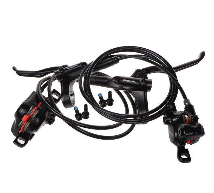 Shimano MT200 hydraulische schijfrem met Shimano remklauwen en B03S remblokken voor bergaf mountainbiken