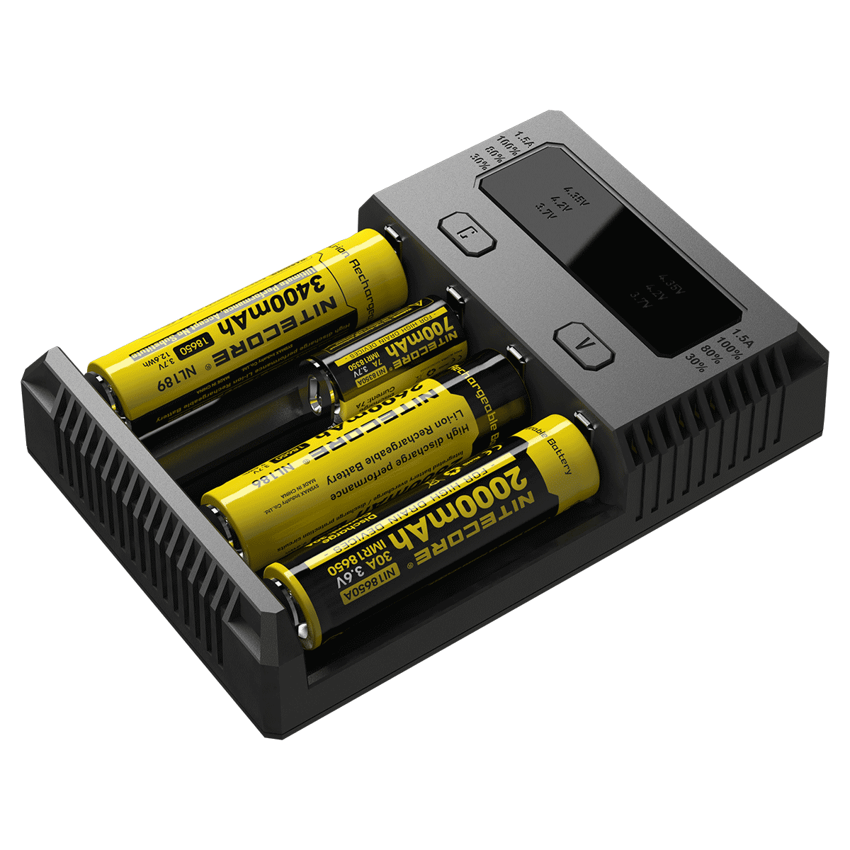 Nitecore NEW I4 Li-ion batterijlader Gebruiksvriendelijk Efficiënte output Slim opladen voor Li-ion NiMH-compatibiliteit