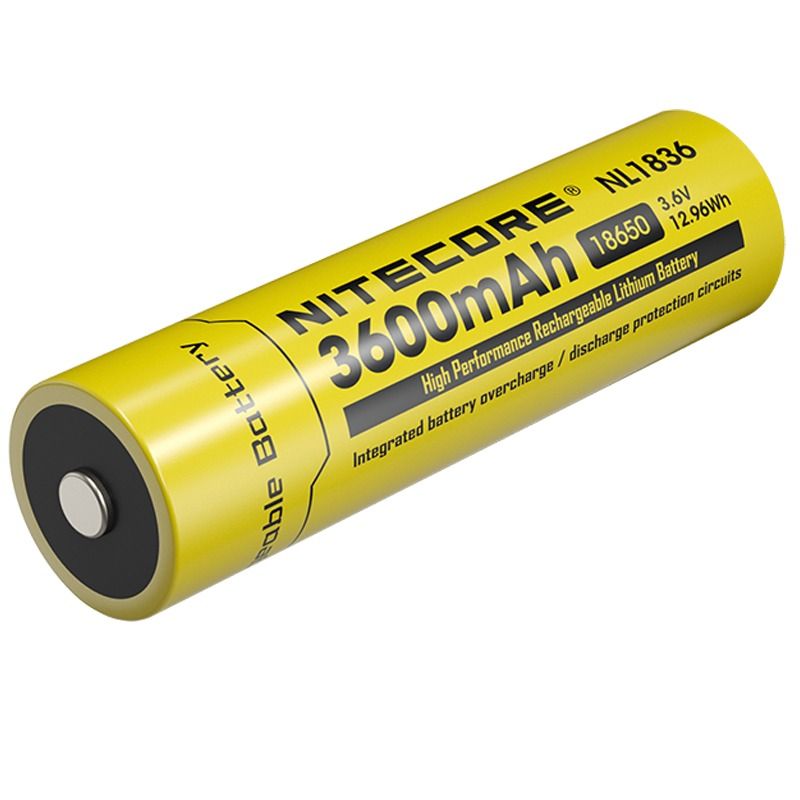 Nitecore 18650 NL1836 3600mAh Li-ion Oplaadbare Batterij