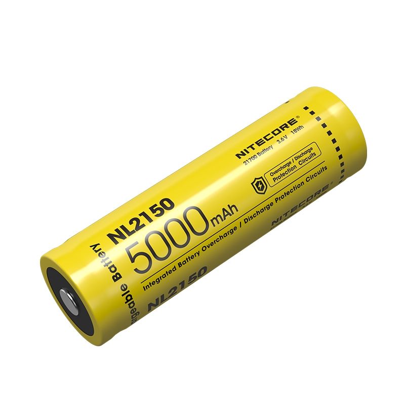 NITECORE NL2150 5000mAh 3.6V 21700 Oplaadbare batterij voor krachtige zaklamp, drone, outdooruitrusting
