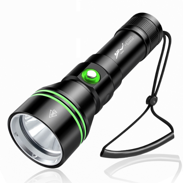 P70 Duiklamp, Duikzaklamp 5000 Lumen Superhelder, IPX8 Waterdichte Nachtduiklamp, 200 Meter Onderdompelbare Lamp