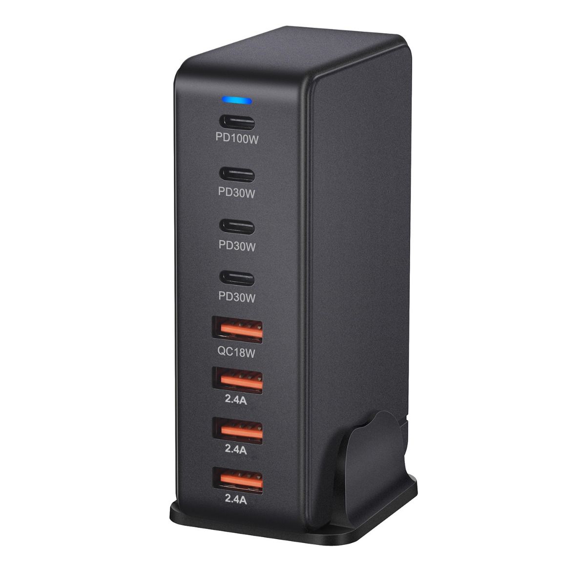 240W Desktop GaN-lader 8-poorts USB Type C PD Snel opladen Mobiele lader Slimme technologie Multi-apparaat hub