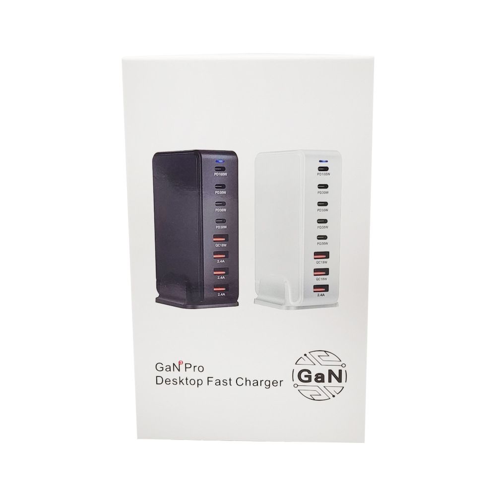 240W Desktop GaN-lader 8-poorts USB Type C PD Snel opladen Mobiele lader Slimme technologie Multi-apparaat hub