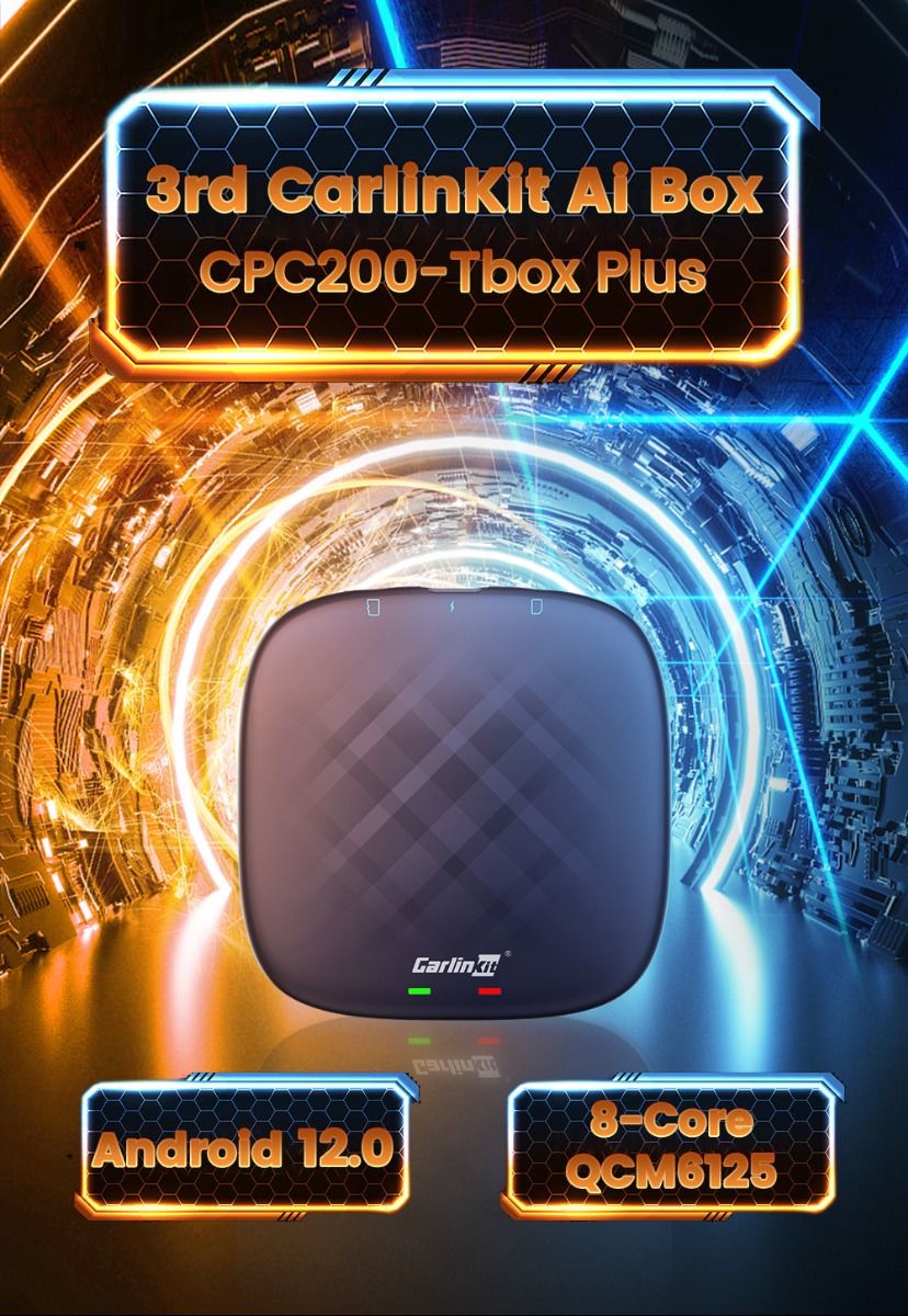 CarlinKit CarPlay Ai Box QCM6125 Android 13 Verbeter uw fabrieksgeïnstalleerde CarPlay draadloze connectiviteit