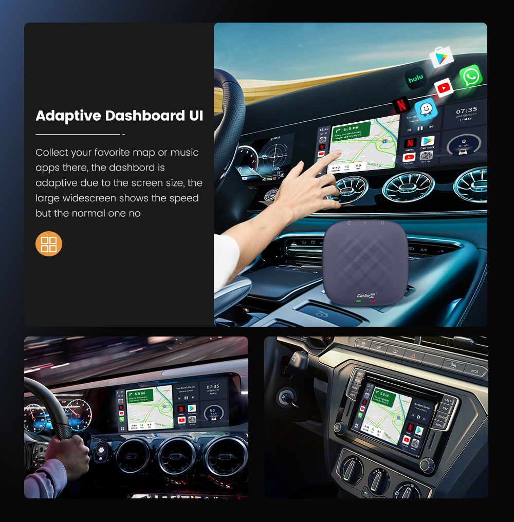 CarlinKit CarPlay Ai Box QCM6125 Android 13 Verbeter uw fabrieksgeïnstalleerde CarPlay draadloze connectiviteit