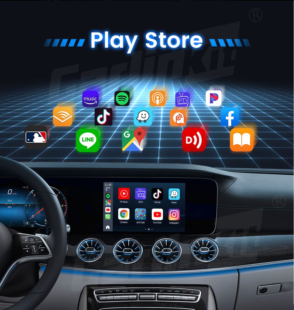CarlinKit CarPlay Ai Box QCM6125 Android 13 Verbeter uw fabrieksgeïnstalleerde CarPlay draadloze connectiviteit