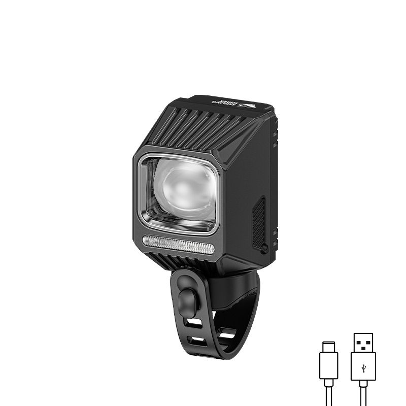 SMILING SHARK EVO1700 Fietskoplamp USB-C Oplaadbaar Waterdicht Multi-Mode LED Fietslamp