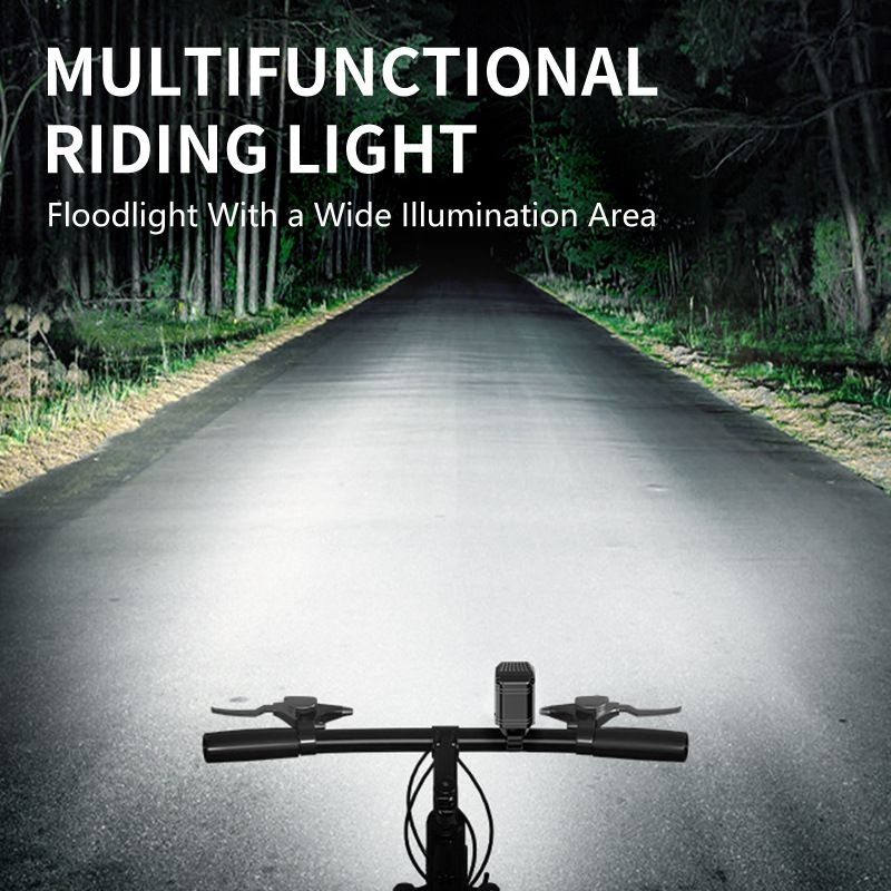 SMILING SHARK EVO1700 Fietskoplamp USB-C Oplaadbaar Waterdicht Multi-Mode LED Fietslamp