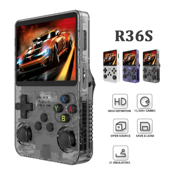 R36S Retro Draagbare Videogameconsole 3,5-inch Scherm 10000 Klassieke Spellen Linux-systeem Draagbaar Gamen