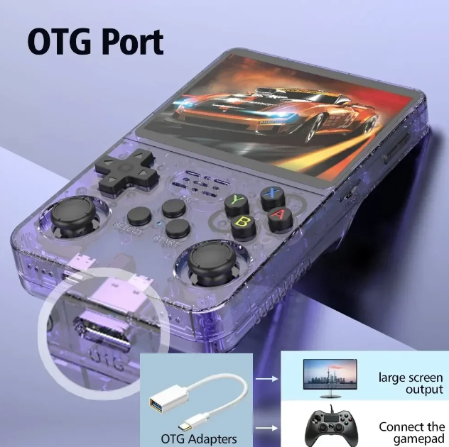 R36S Retro Draagbare Videogameconsole 3,5-inch Scherm 10000 Klassieke Spellen Linux-systeem Draagbaar Gamen
