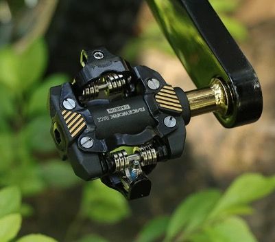 RACEWORK MTB Zelfsluitende SPD Pedalen Duurzaam Chroomstaal Lichtgewicht Comfortabel Fietsaccessoires