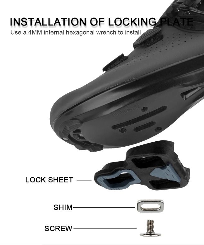 RACEWORK Racefietspedaal Ultralicht Carbonvezel Zelfsluitend SPD Keo Compatibel Ideaal voor Fietsliefhebbers