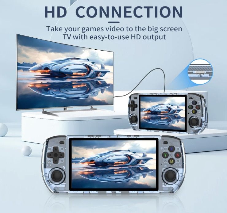 POWKIDDY RGB10 MAX3 Retro draagbare gameconsole met 5 inch IPS-scherm, hoge prestaties en RK3566 Linux-systeem
