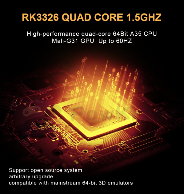 POWKIDDY RGB20S draagbare spelconsole voor retro gaming met RK3326 3,5 inch scherm en spel-emulatoren N64 PS1